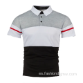 Diseño de camisa de ropa de golf para hombres personalizados polo camisas